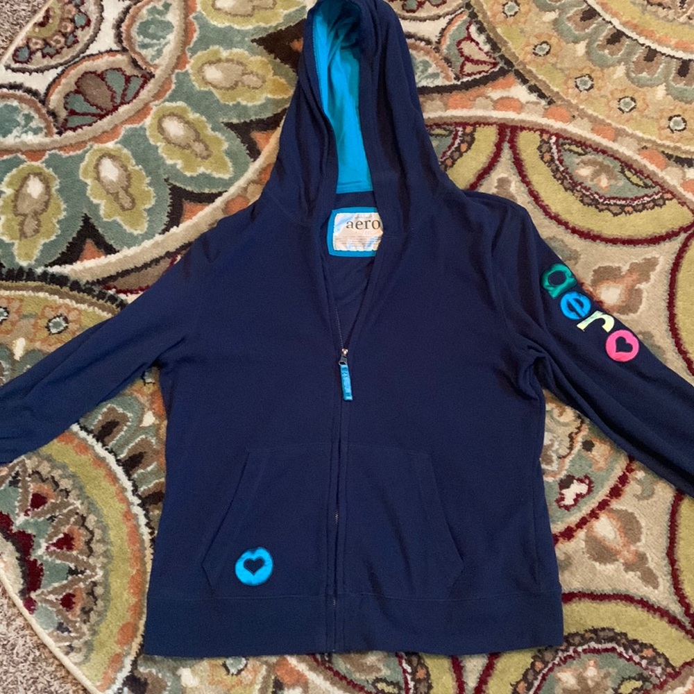 Aero blue hoodie XL